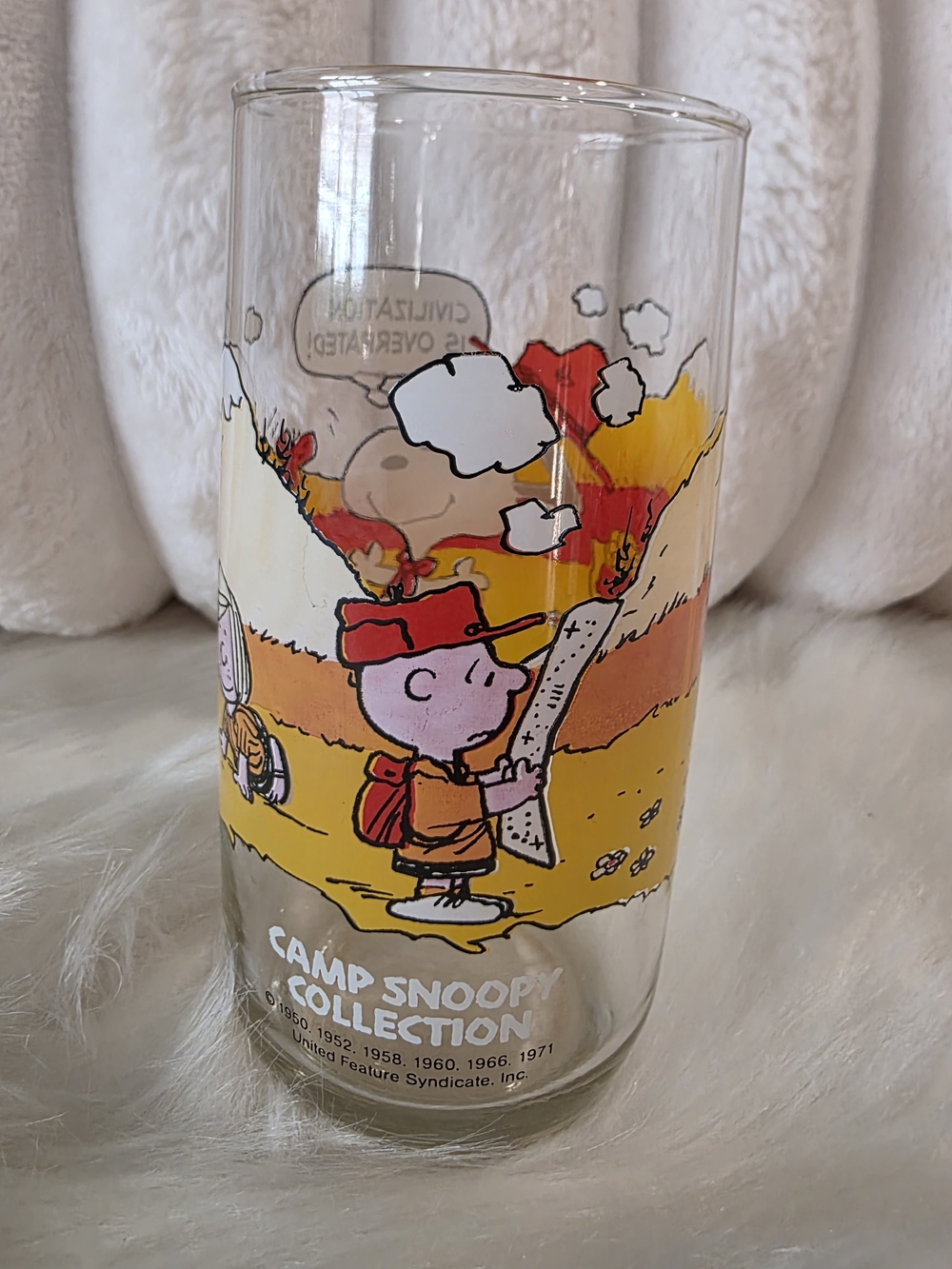 Snoopy Peanuts Tall Glass - McDonalds Vintage - Picture 4 of 11